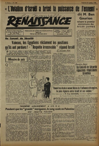 La Nouvelle Renaissance  N°169 (29 oct. 1948)